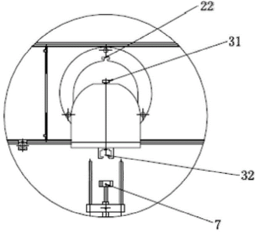 Sample transfer and mask device for thin-film deposition equipment system