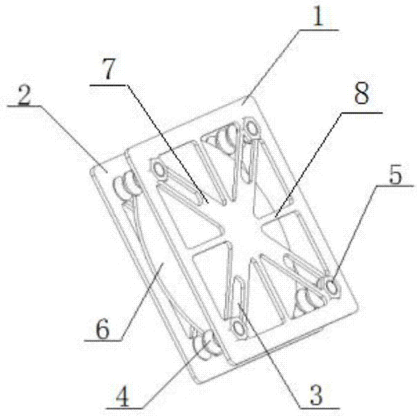 Brittle material acid pickling frame