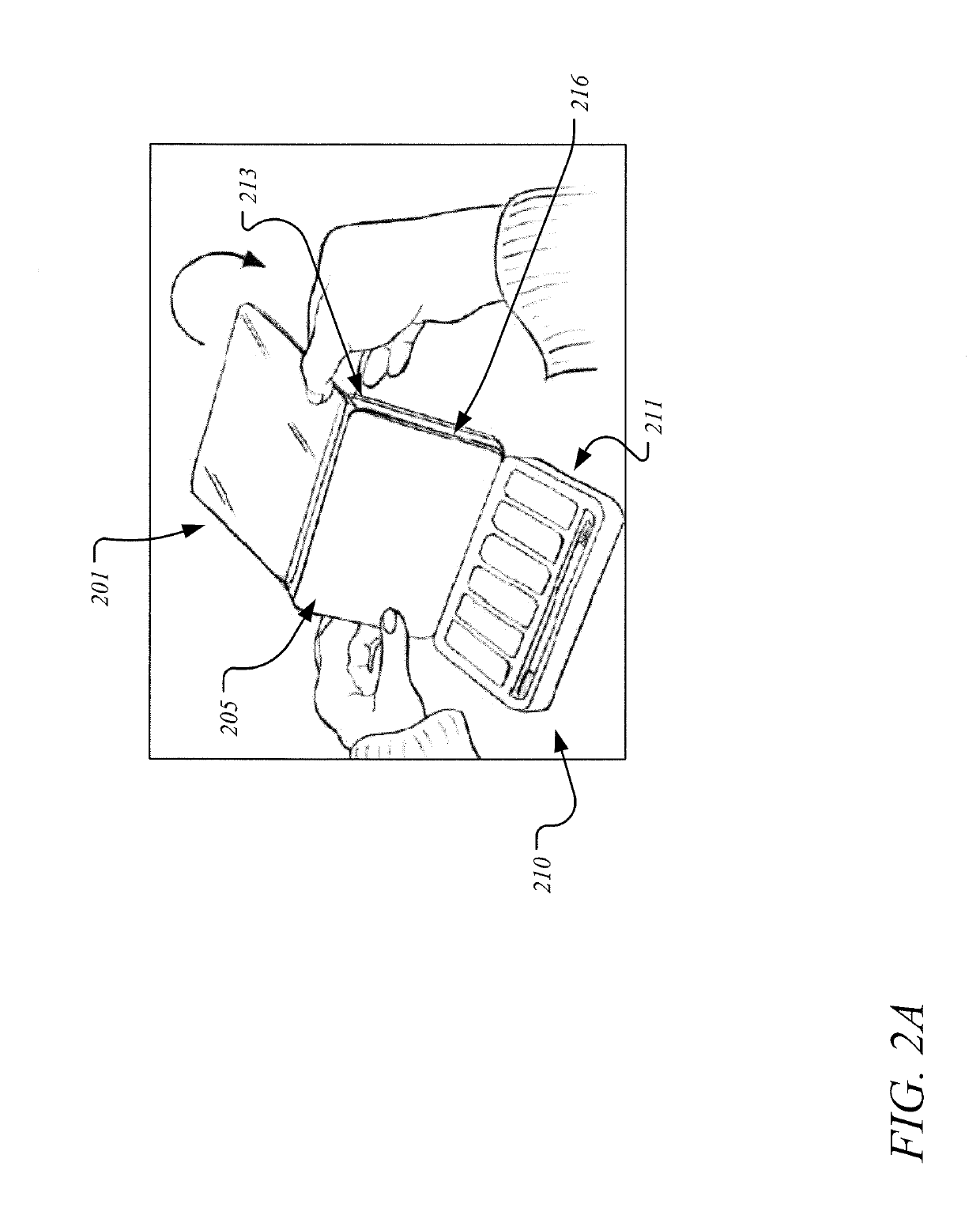 Makeup compact for utilizing client device to guide makeup application