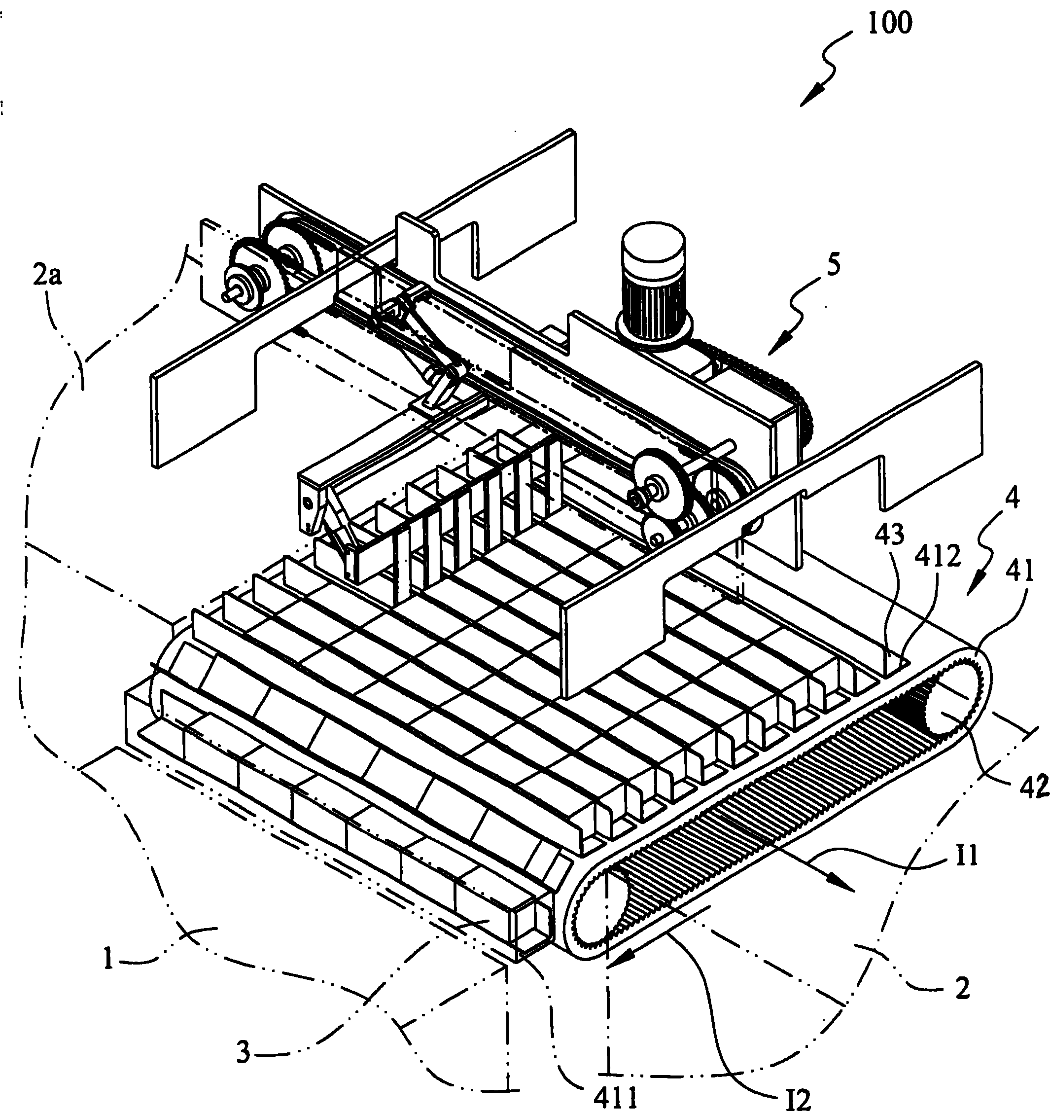 Materials overturning and bidirectional pushing equipment