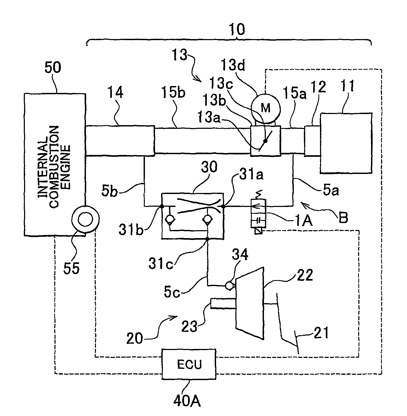 Ejector system for vehicle