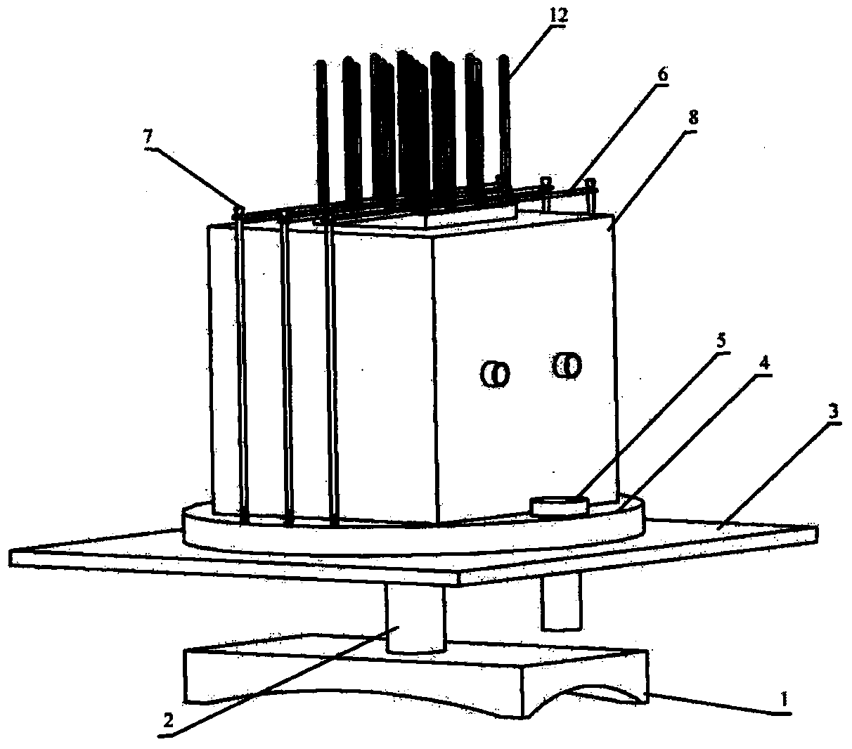 Apparatus and method for testing thermal resistance of textile structure radiator