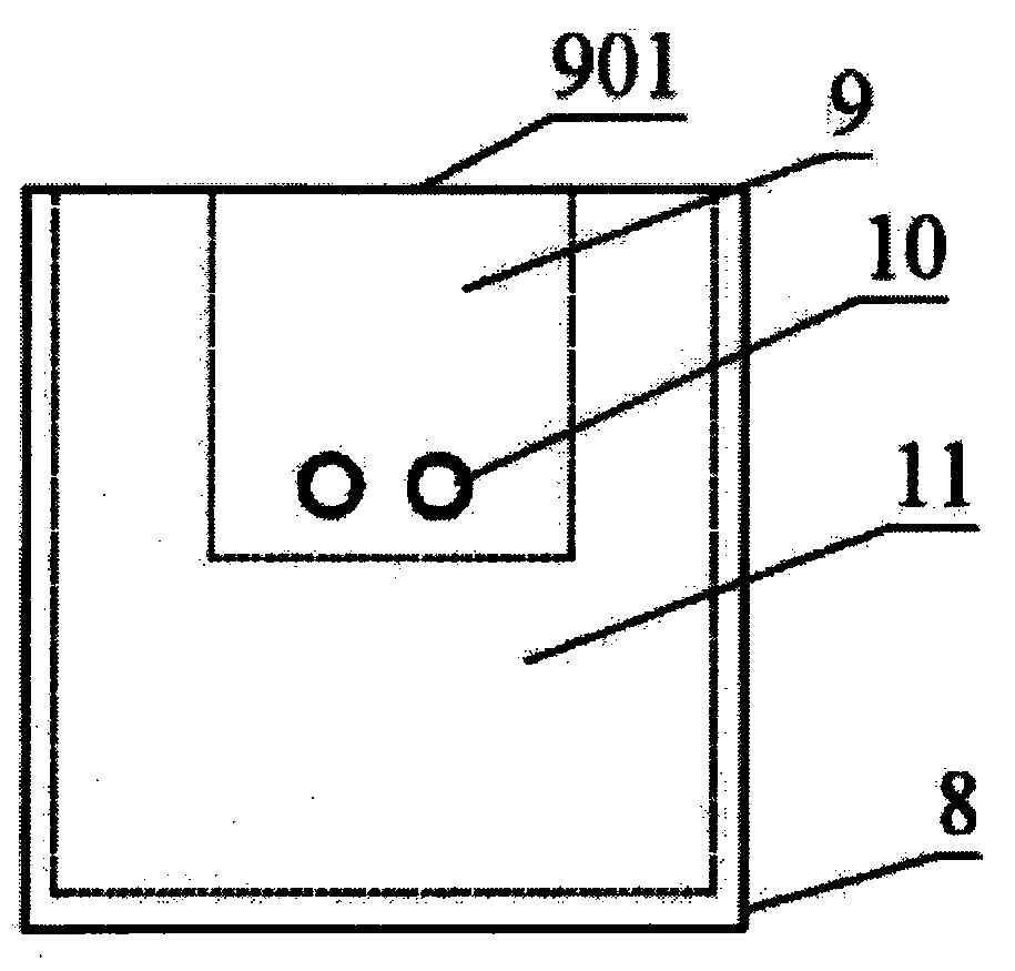 Apparatus and method for testing thermal resistance of textile structure radiator