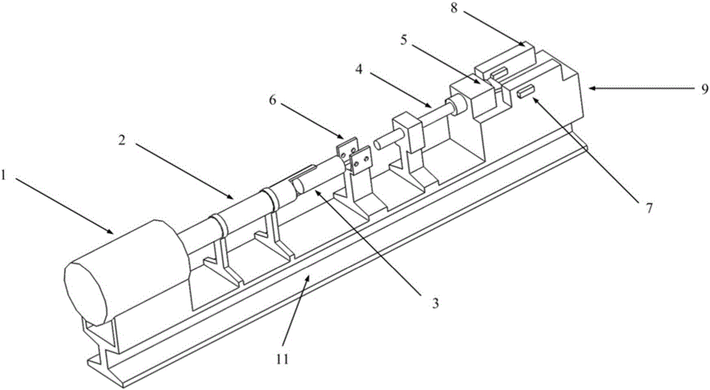 In-place transient state temperature measurement device for high-speed cutting