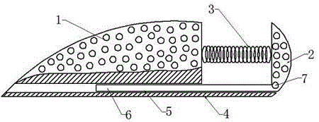 Manufacturing and installing technology for elastic foot mold shoe stretcher