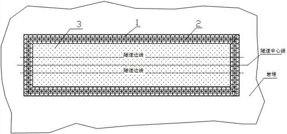 Construction method for controlling grouting reinforcement range in large-porosity huge talus loose body