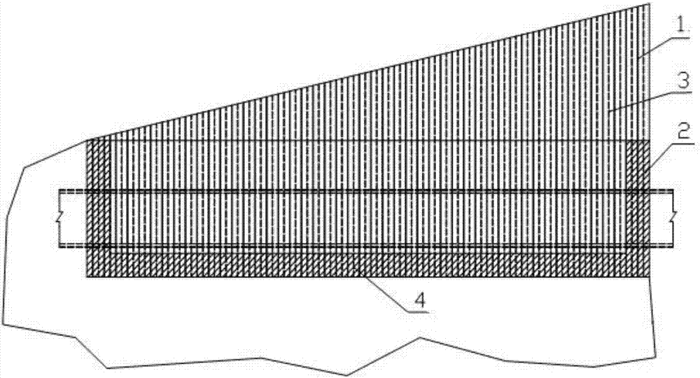 Construction method for controlling grouting reinforcement range in large-porosity huge talus loose body