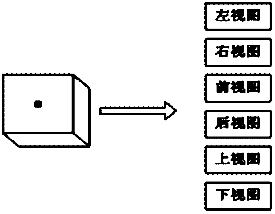 Method and device for sending, receiving and transmitting three-dimensional image data