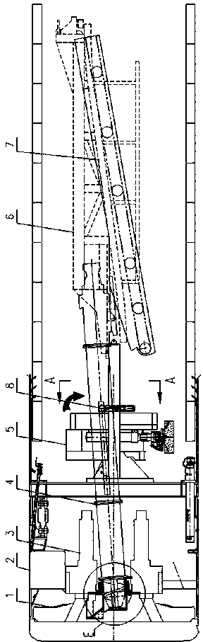 Double-mode shield screw machine mode switching device and using method thereof