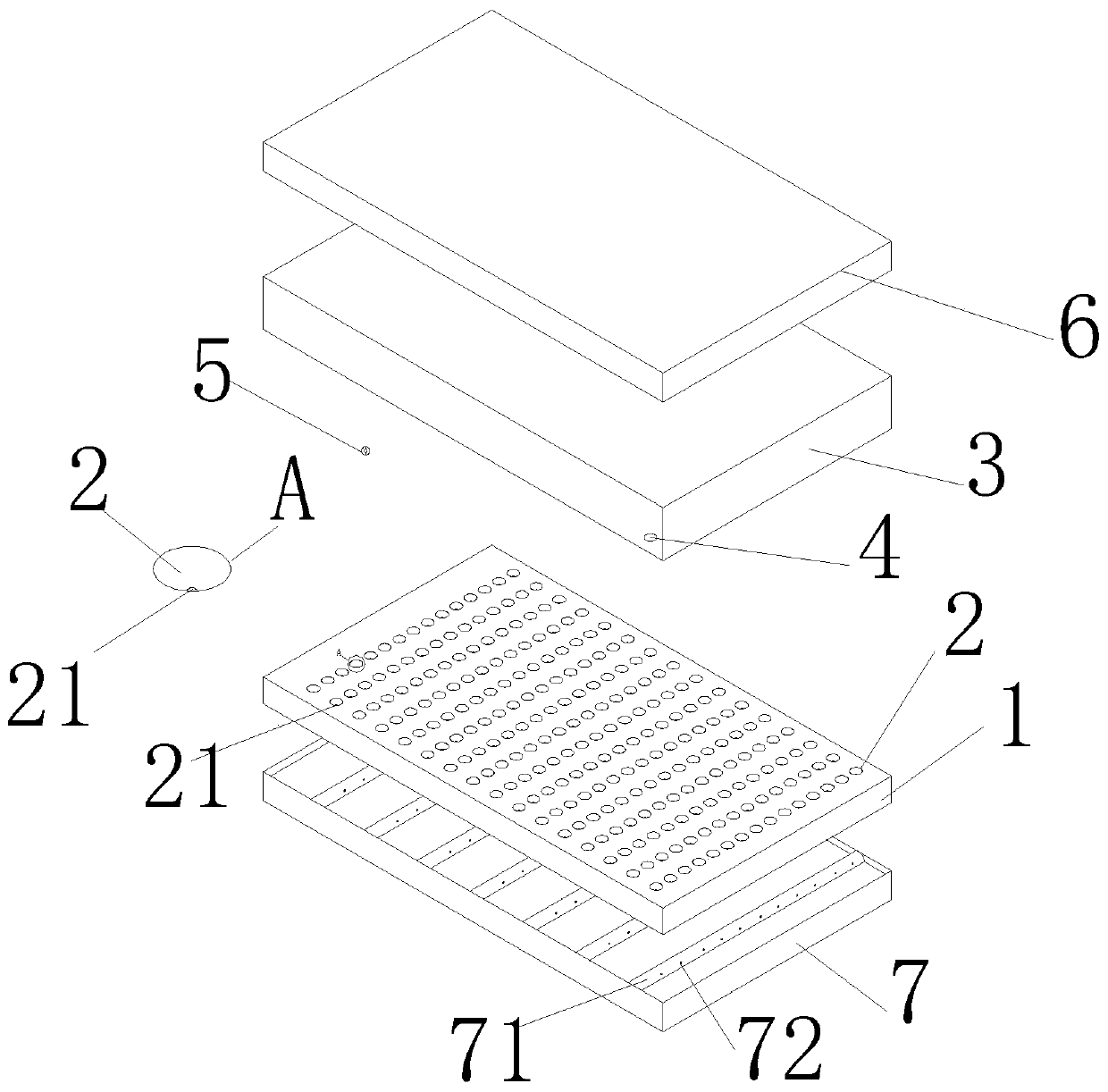 An insect-proof wood-plastic floor