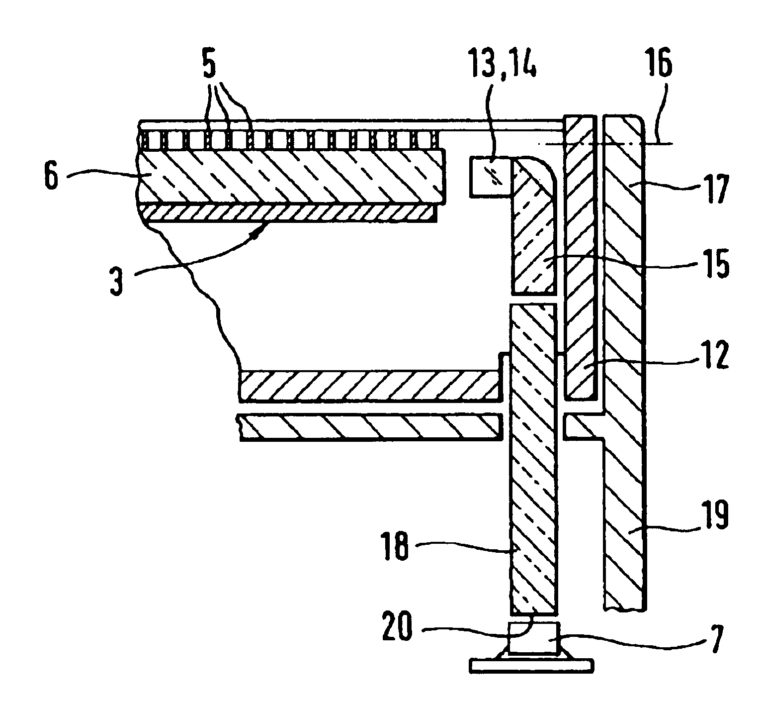 Electrically driven hair removal device