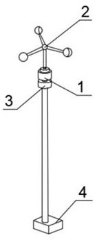 Vortex vibration emergency rescue system based on wind field monitoring