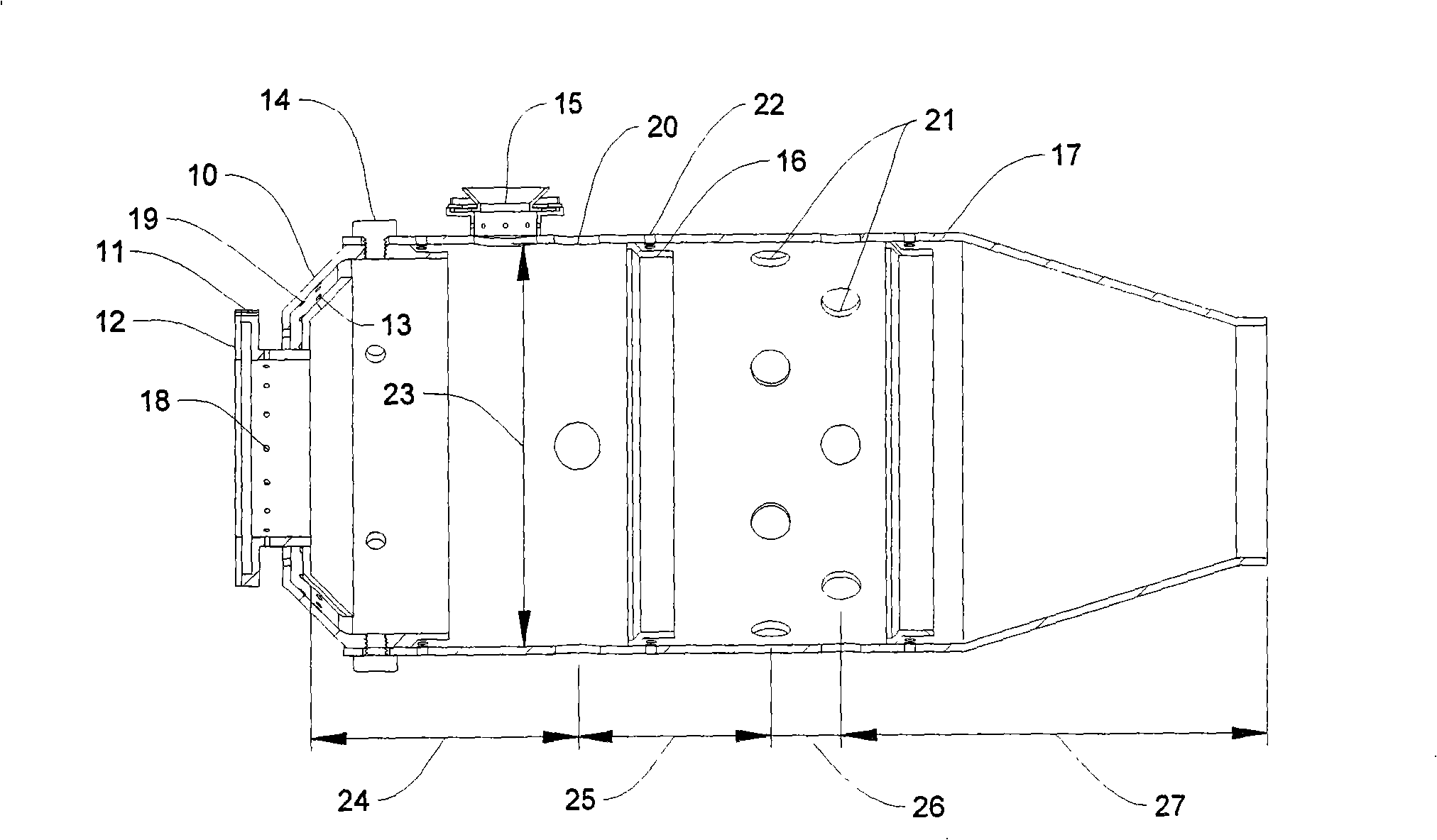 Gas turbine combustion-chamber for combusting ethanol fuel