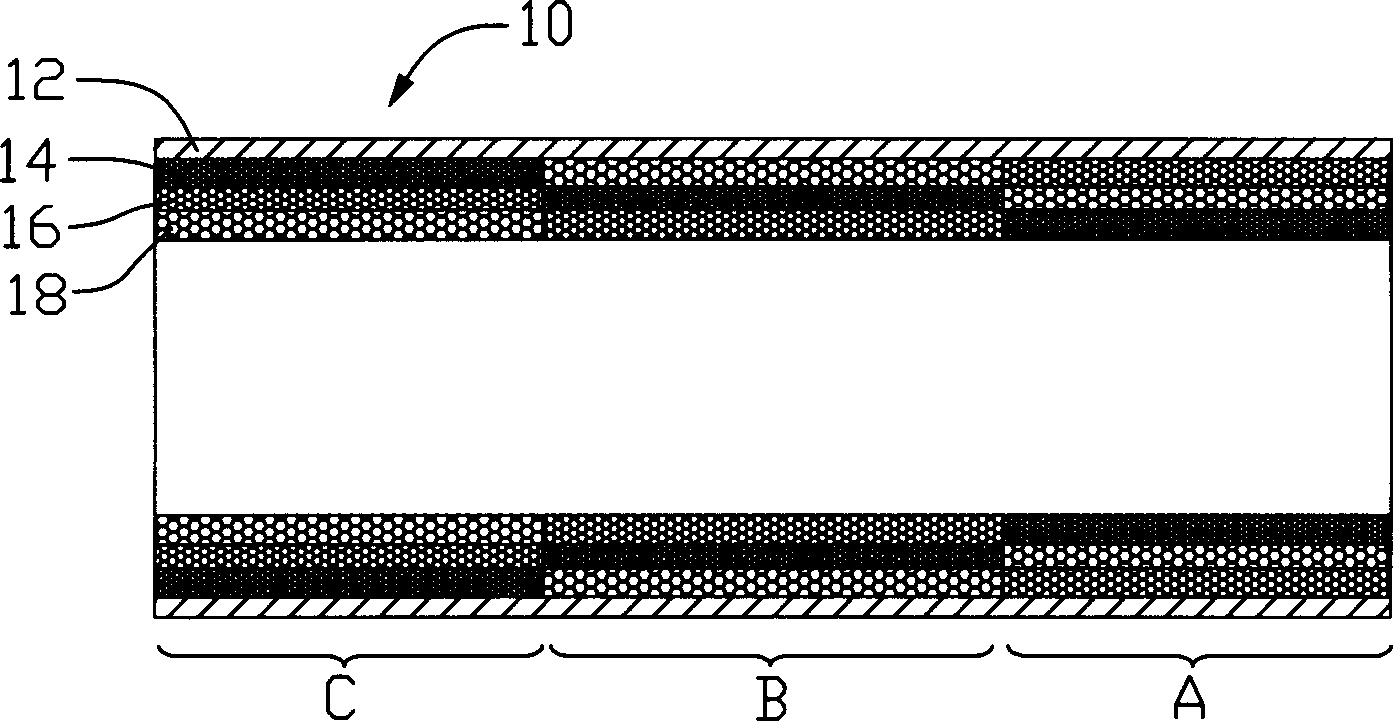 Sintering type heat pipe and manufacturing method thereof