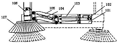 Electric dry sweeper