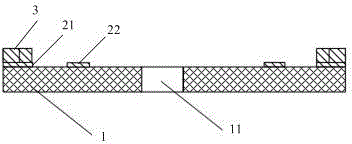 Chip positioning clamp of vacuum eutectic soldering, manufacturing method and chip transferring method