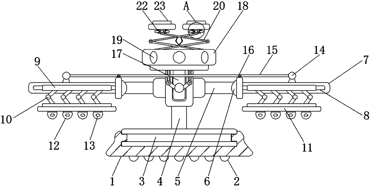 Combinable deformable monitoring robot