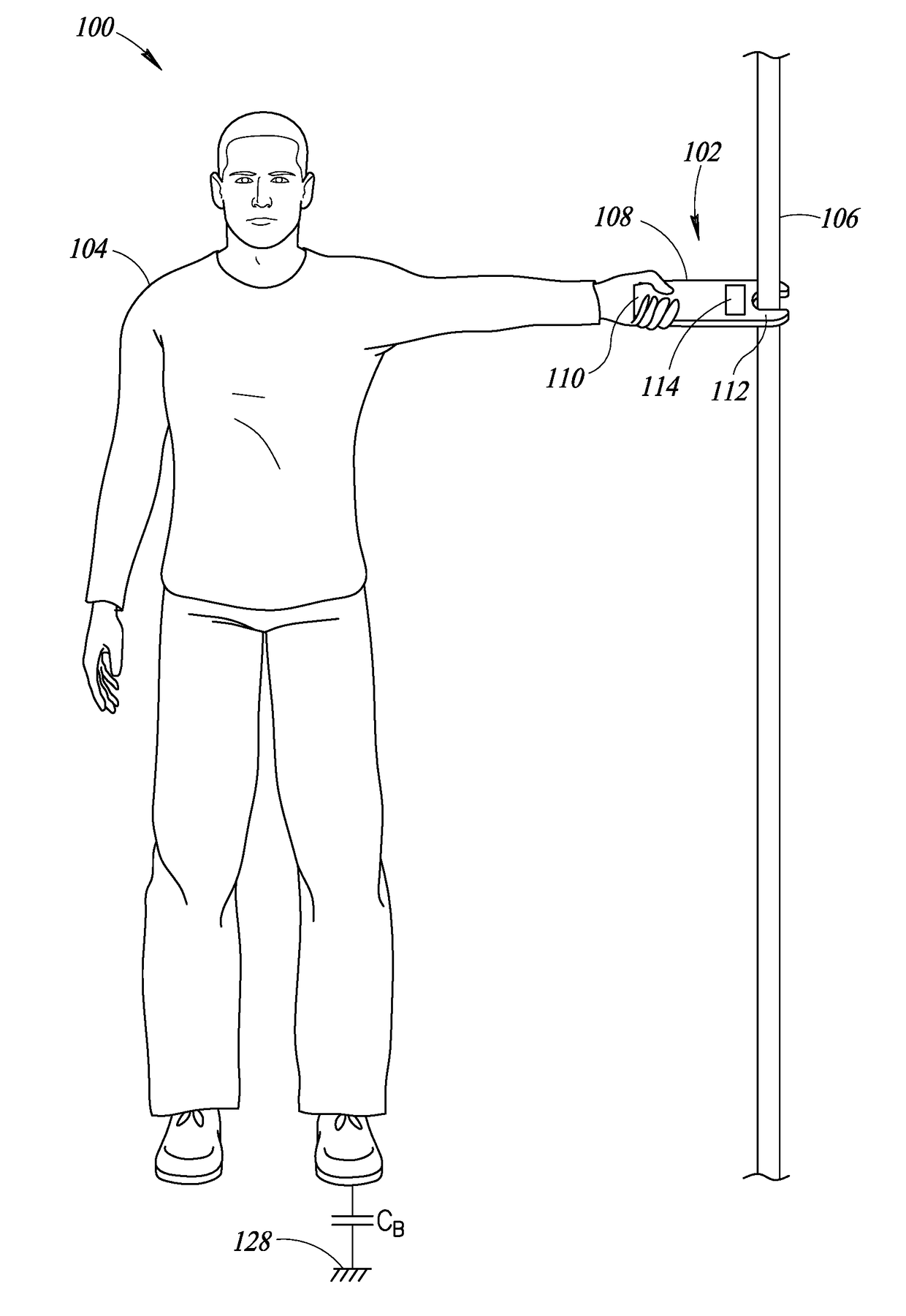 Non-contact voltage measurement system