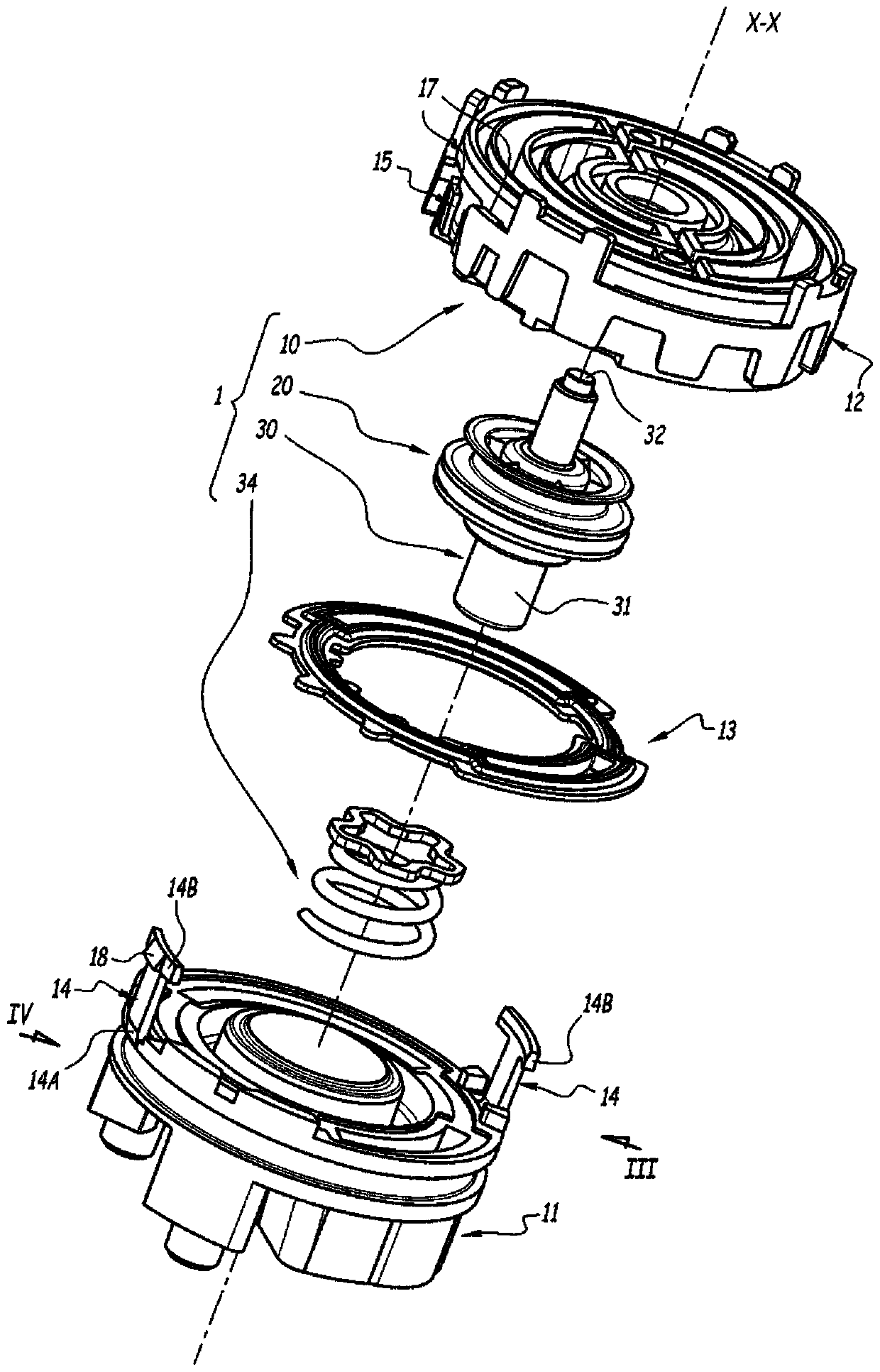 Thermostatic cartridge for regulating cold and hot fluids to be mixed