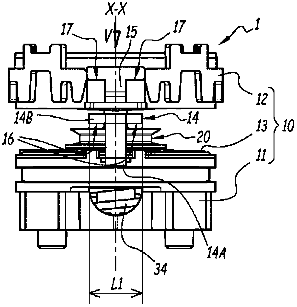 Thermostatic cartridge for regulating cold and hot fluids to be mixed