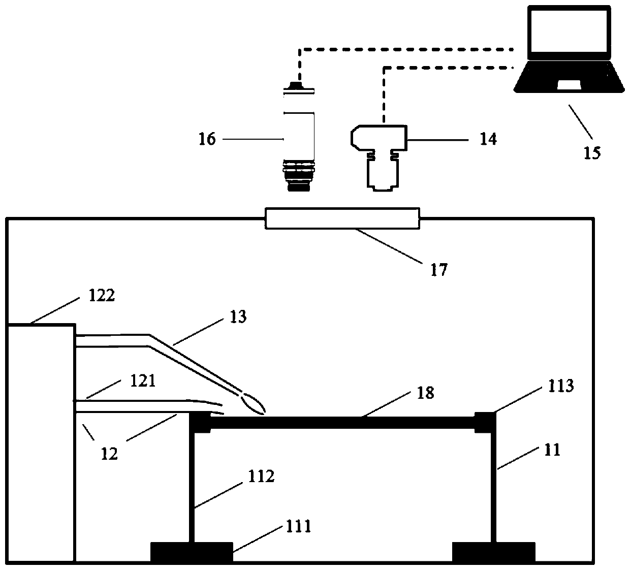 Device for analyzing droplet flow