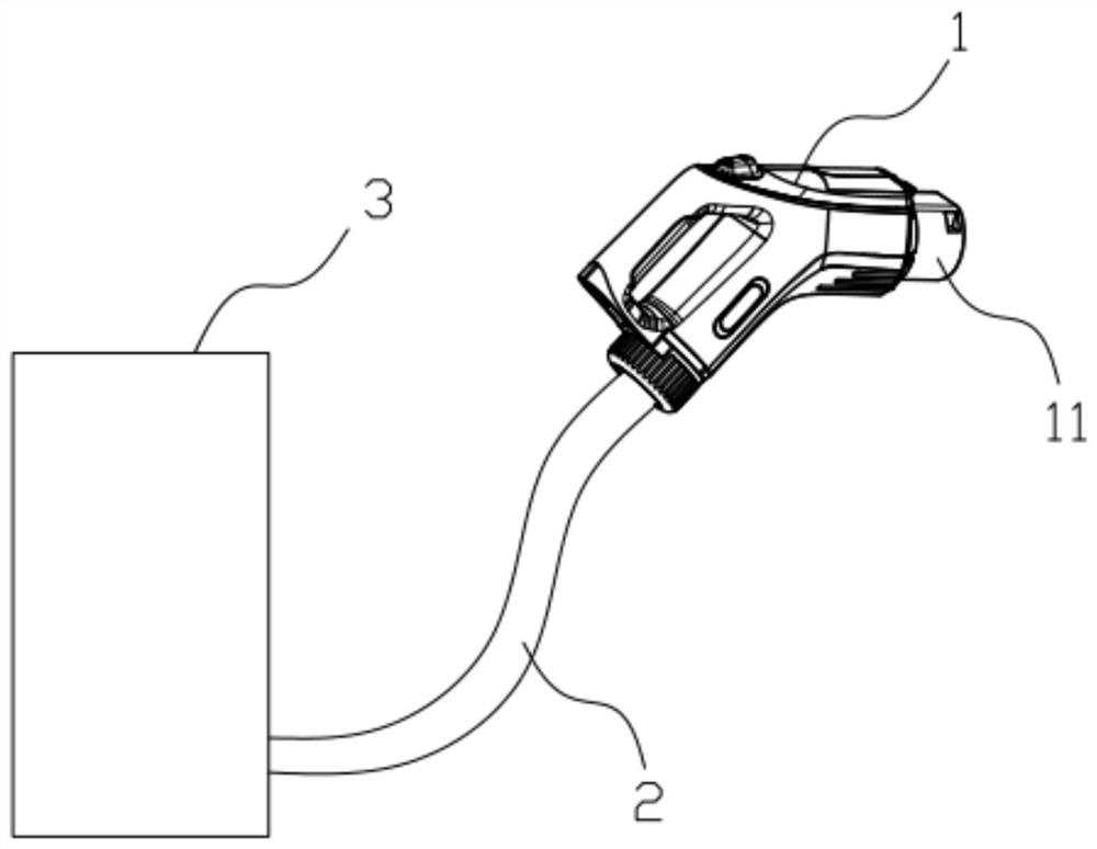 Electric energy transmission device and electric vehicle charging system