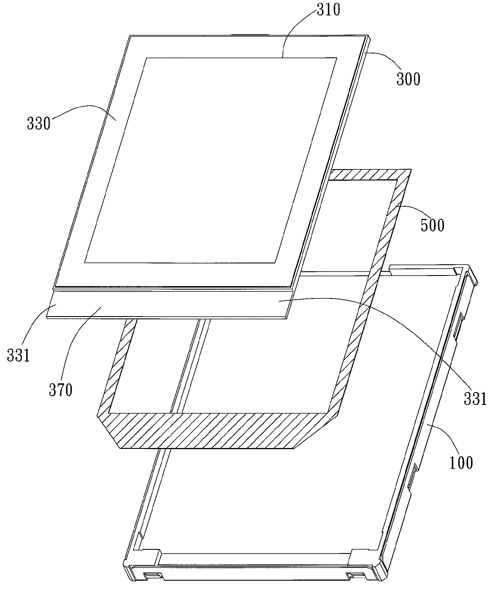 Display Device with Shielding Adhesive Layer and a Method for Manufacturing Thereof