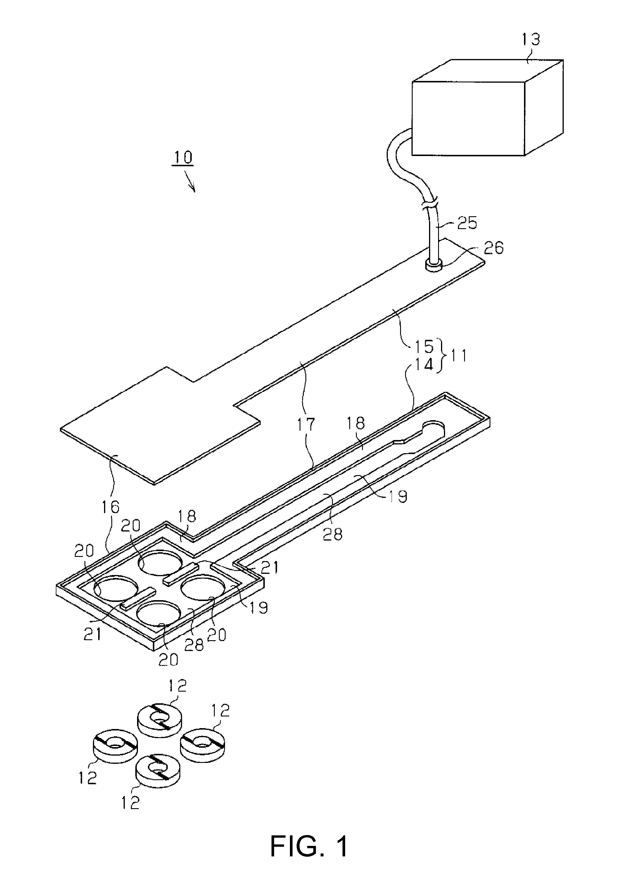 Non-contact holder and non-contact holding hand