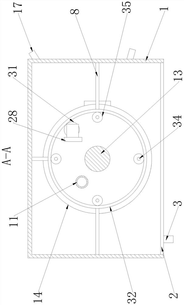 Building sewage treatment device and method