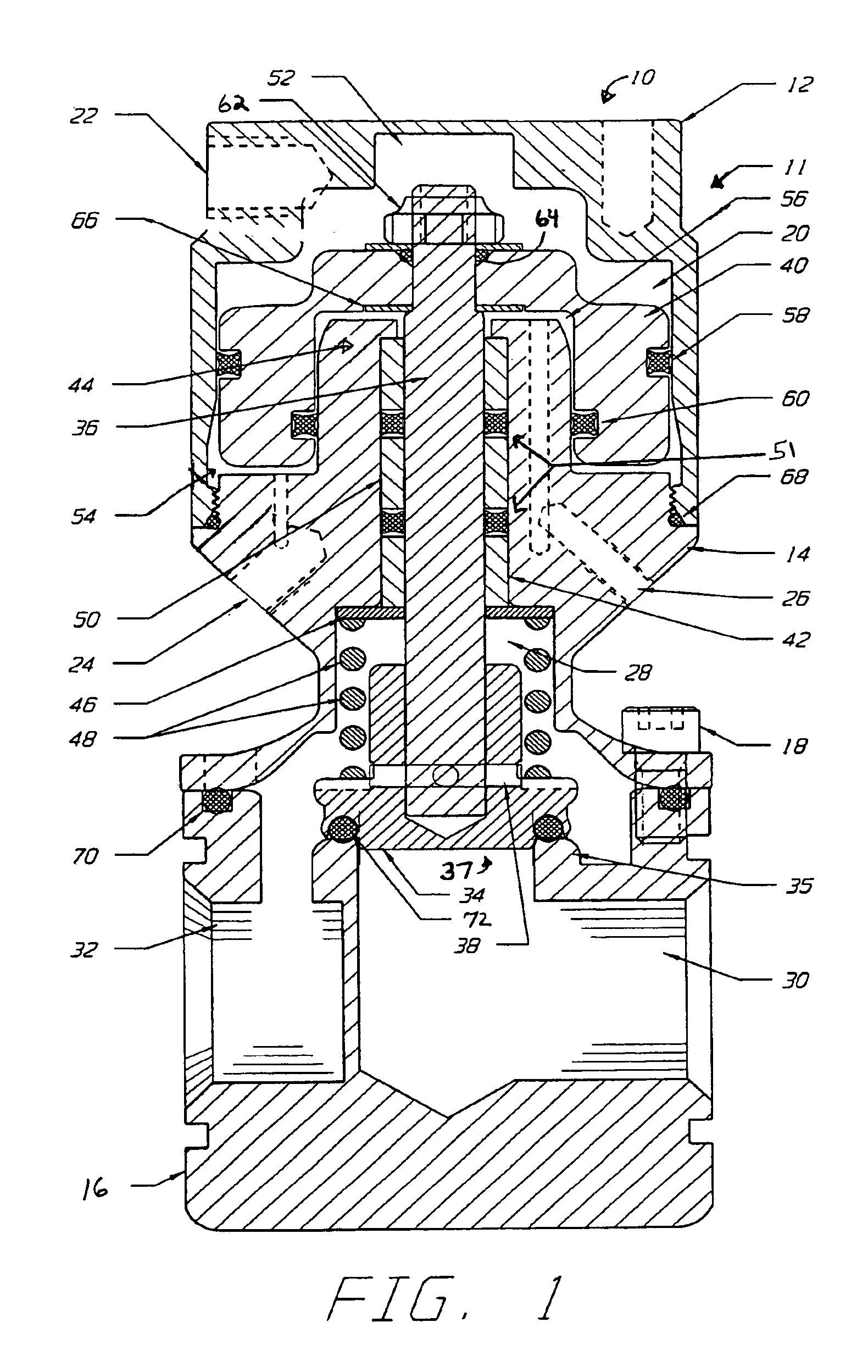 Flow control valve that may be used for mold temperature control systems