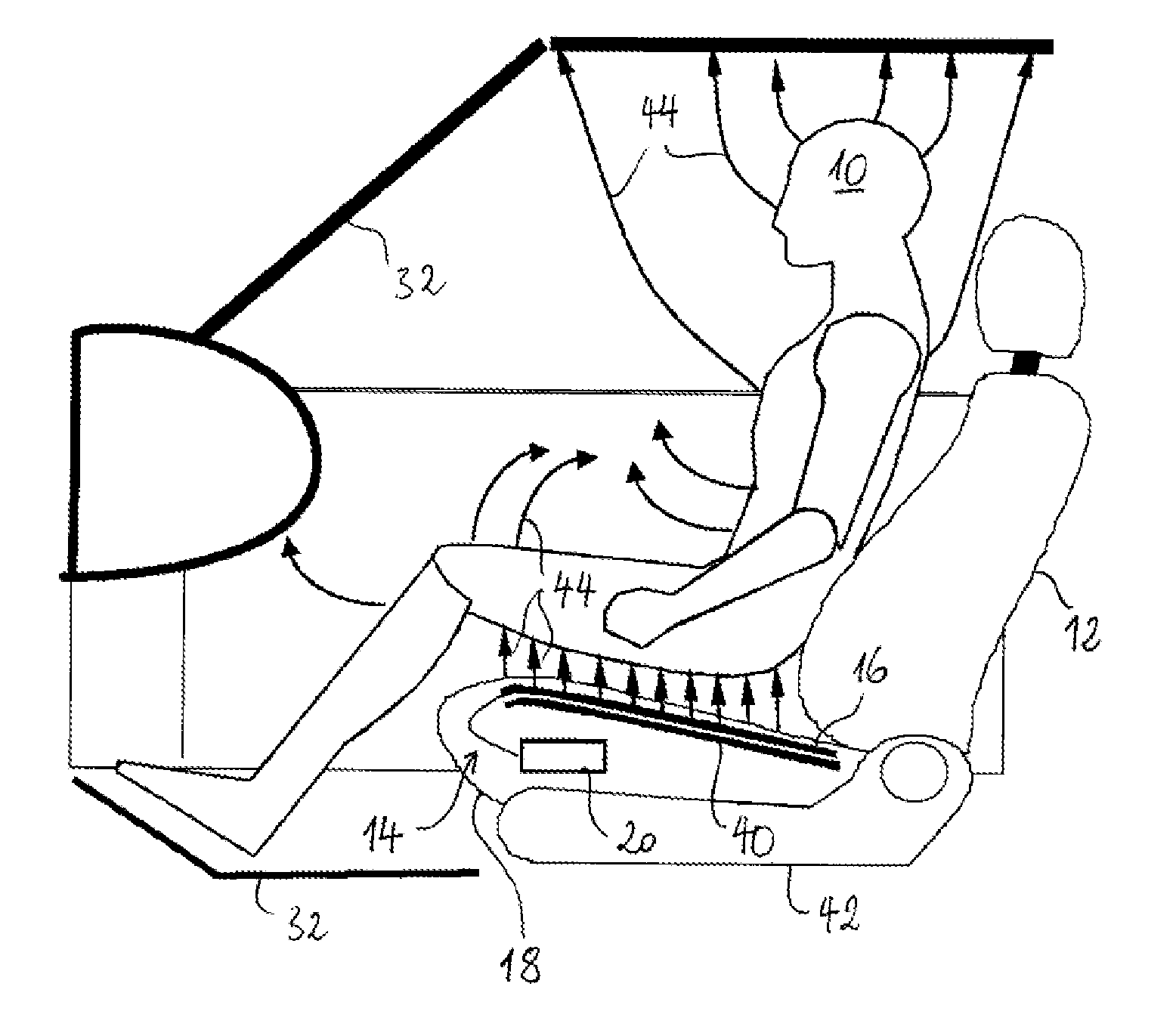 Method and system for detecting an occupant in a vehicle seat