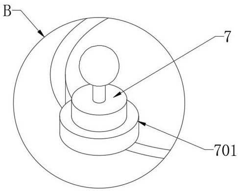 Multi-head multi-angle fast grinding device for carbon-carbon crucible grinding