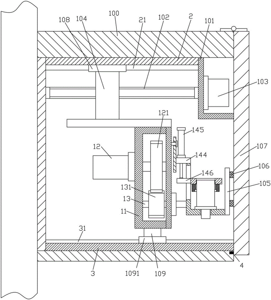 Rotary camera mechanism with protective shell