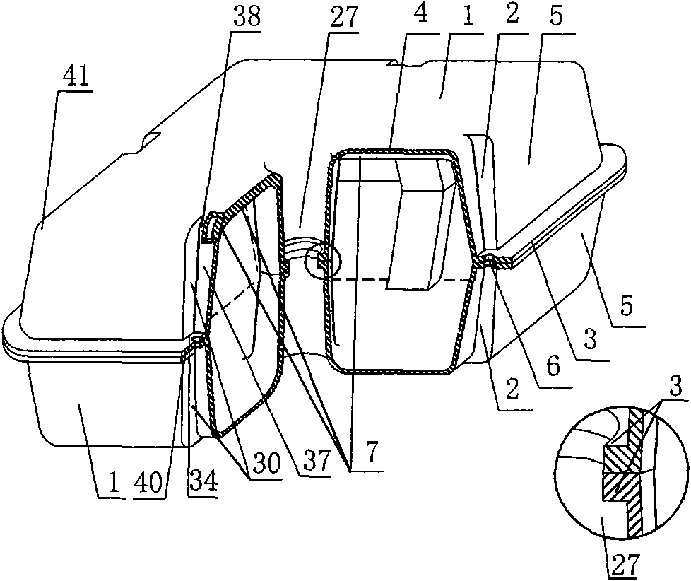 Concrete pore-forming core mould