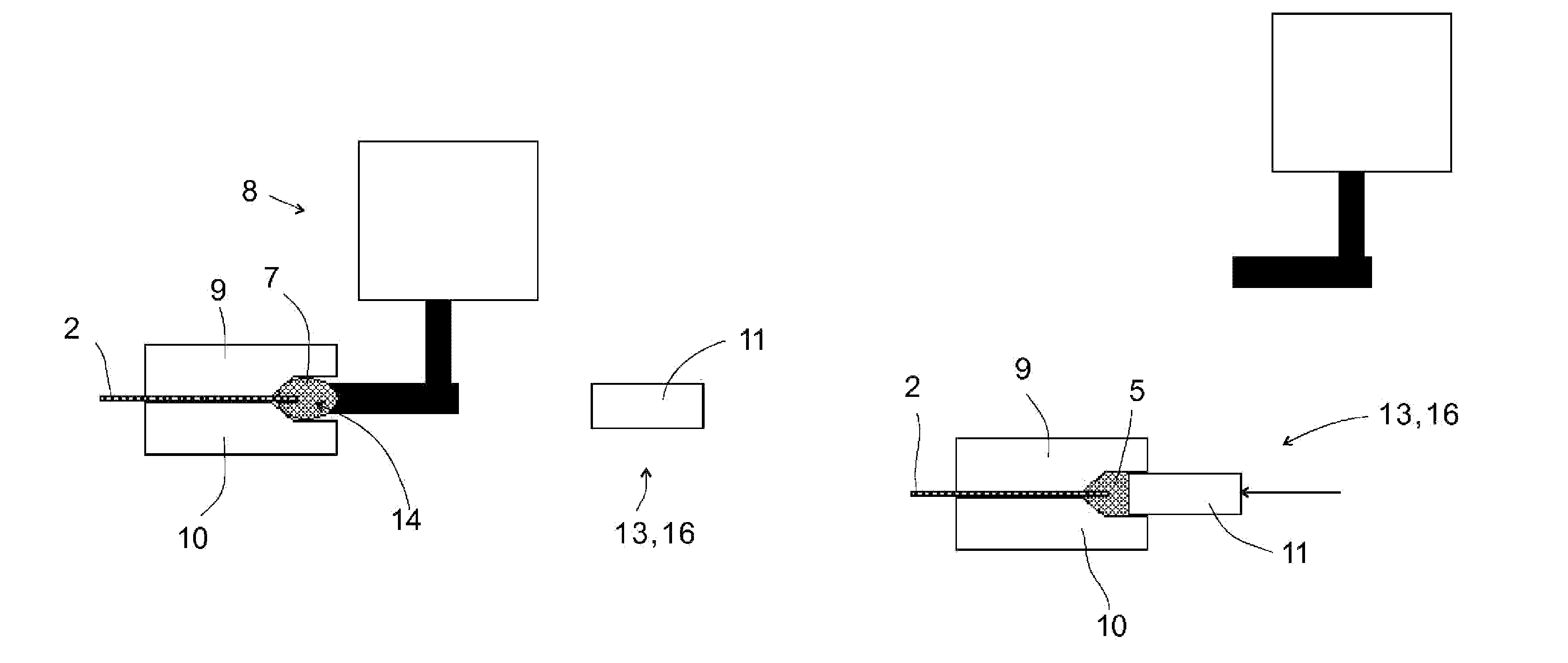 Method and equipment for providing the edge of a starting sheet with a dielectric strip