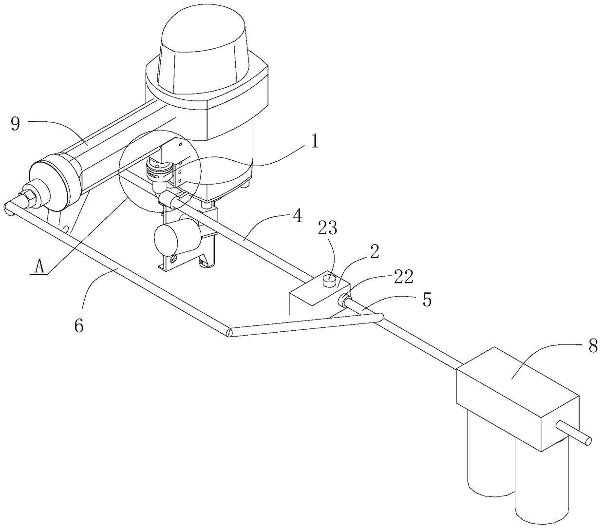 A trigger device of a pneumatic nail gun and the pneumatic nail gun