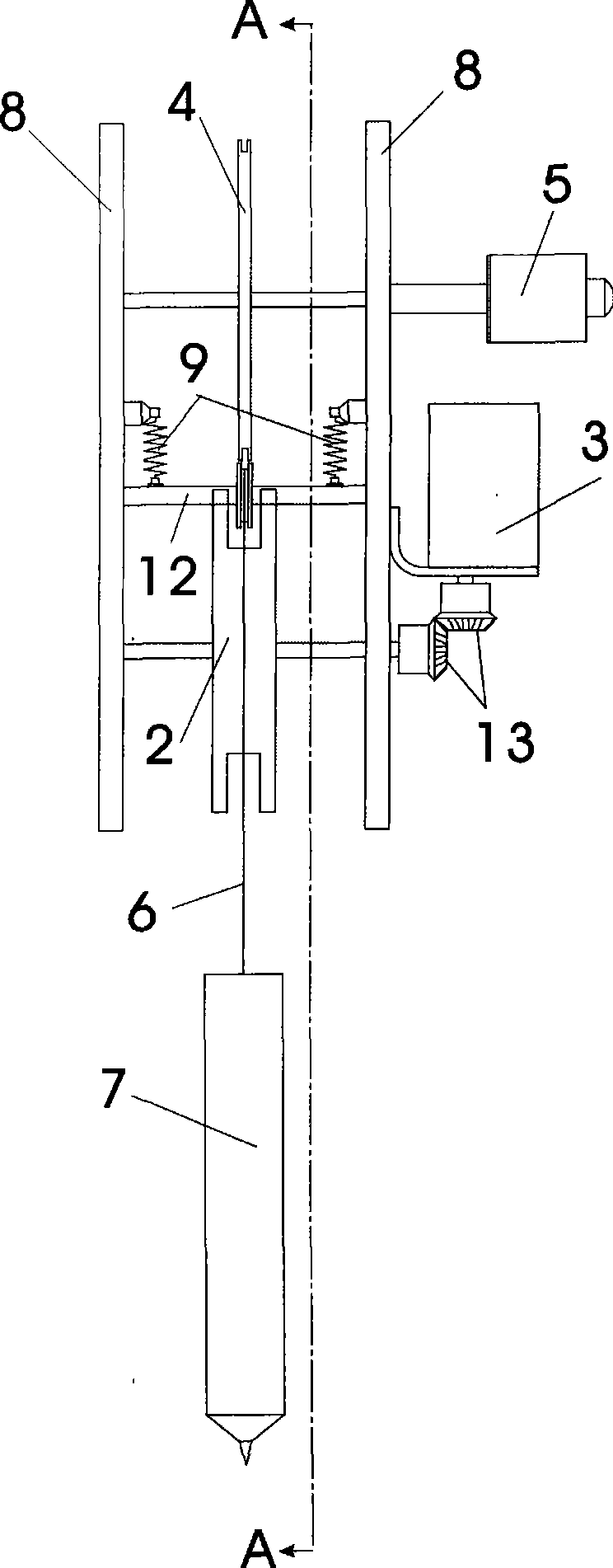 Liquid level detection type self-calibration high-precision water gauge