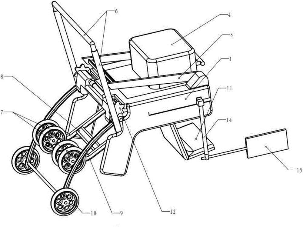 Holding trolley with head washing function for children