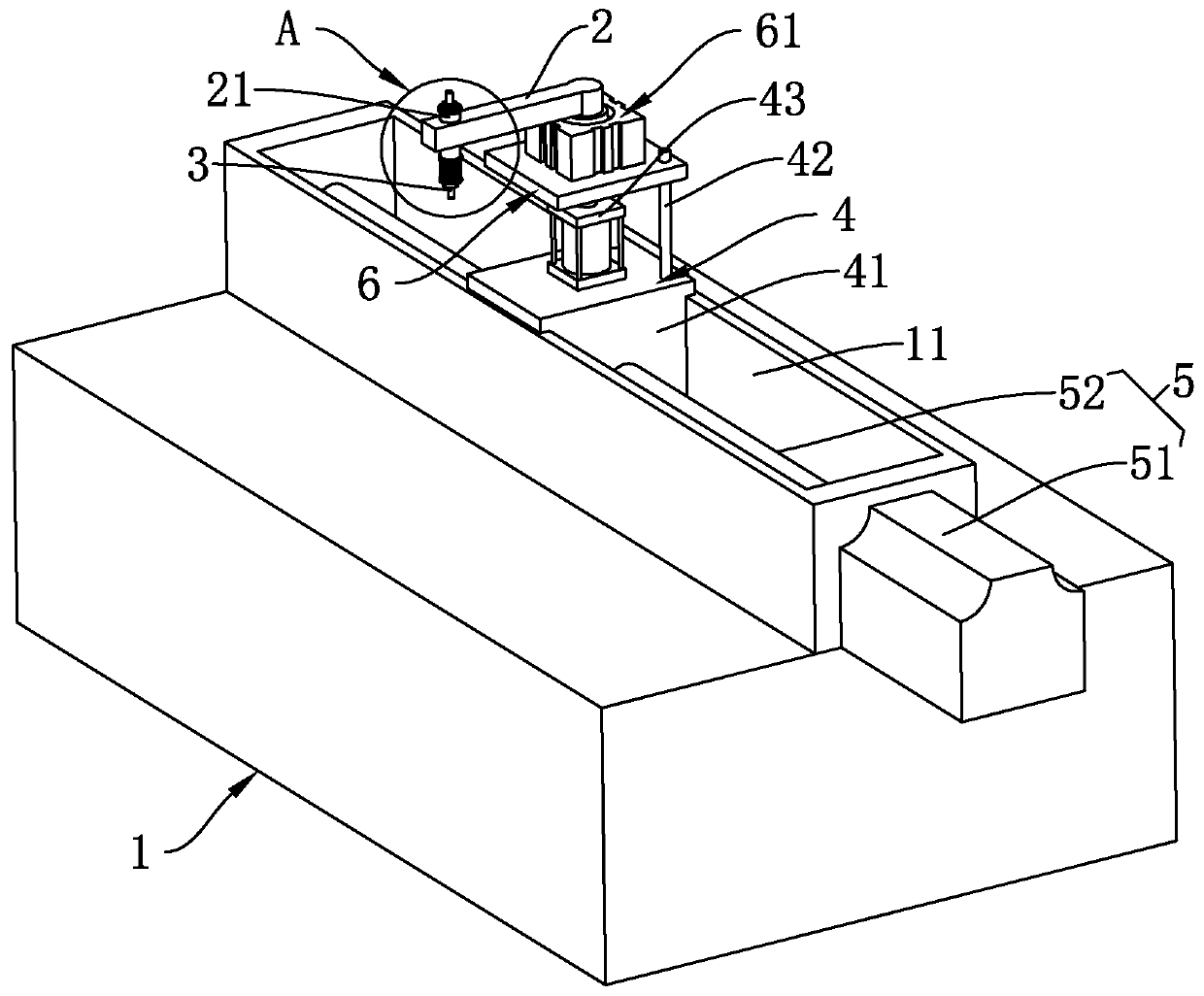 Negative-pressure suction type hollow small part grabbing device