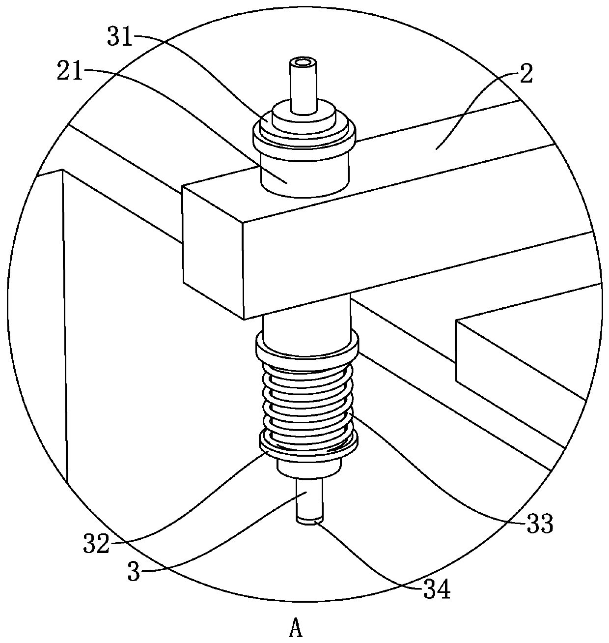 Negative-pressure suction type hollow small part grabbing device