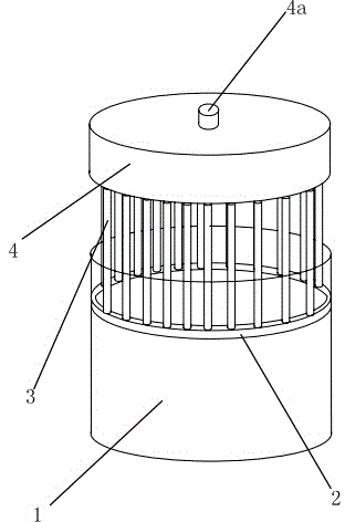 Wall-flow water distributor used in water cold accumulation system