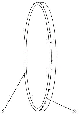 Wall-flow water distributor used in water cold accumulation system