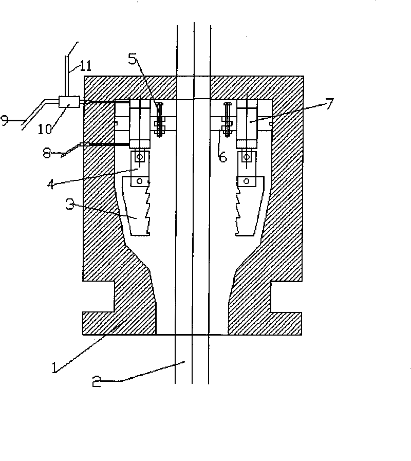 Drilling tool anti-dropping device and drilling tool anti-dropping method