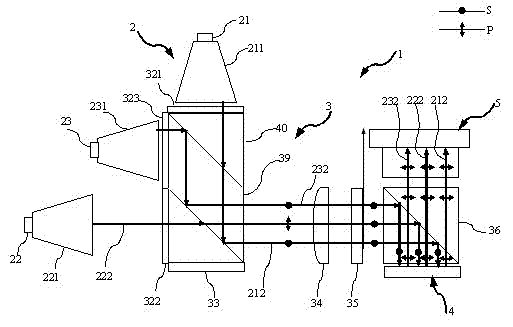 Light engine system for reflective liquid crystal projection display