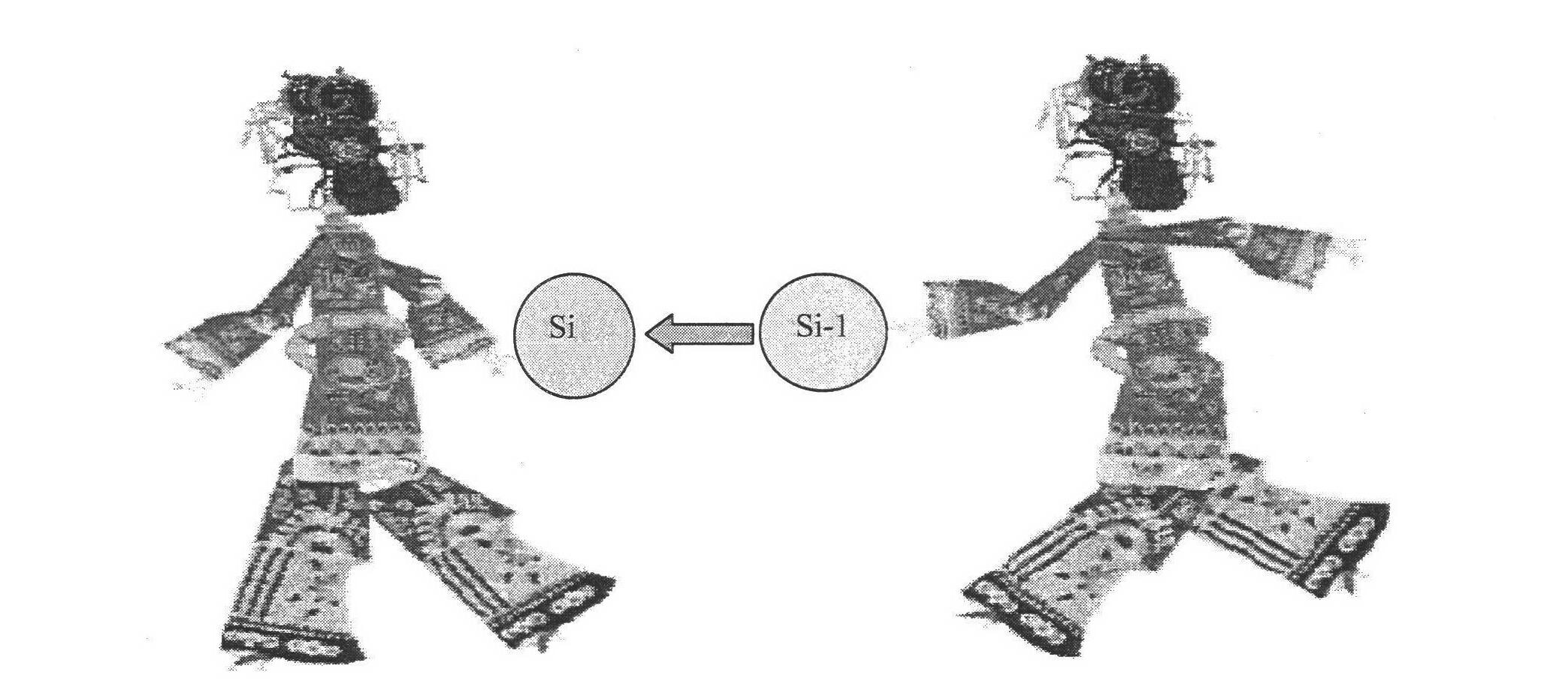 Interactive digital shadow play production method based on the internet