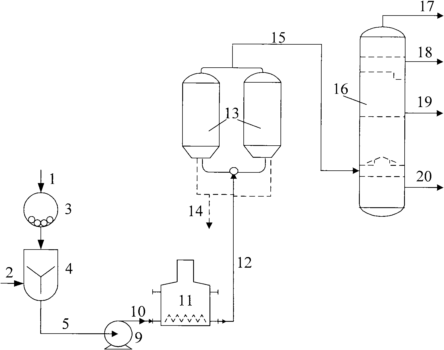 Method for directly producing liquid hydrocarbon in coal oil-gas reservoir