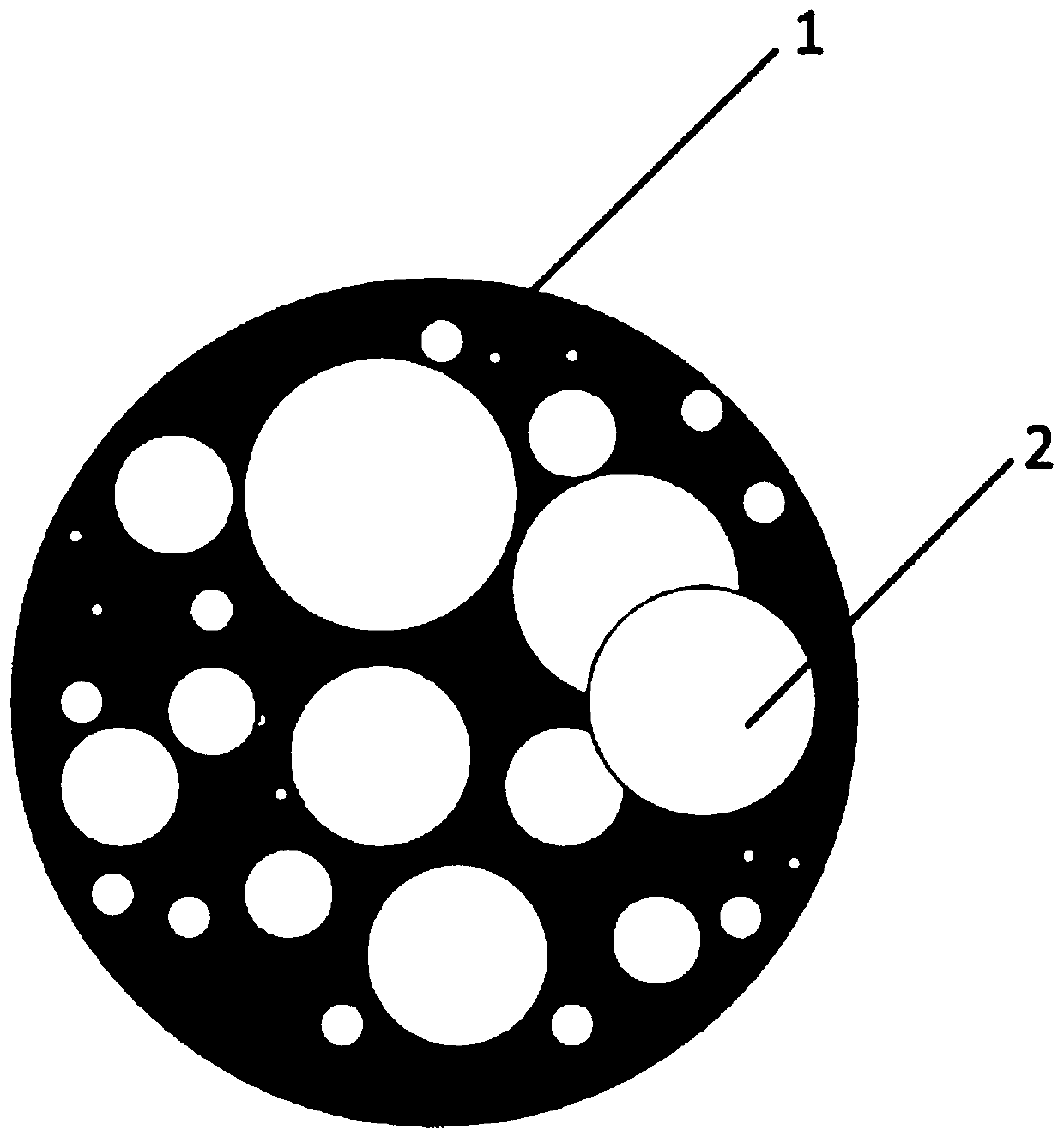 Preparation method of novel conductive silver adhesive with high heat conductivity coefficient and conductive silver adhesive