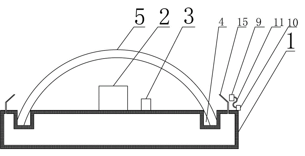 Dustproofing and antifogging camera device