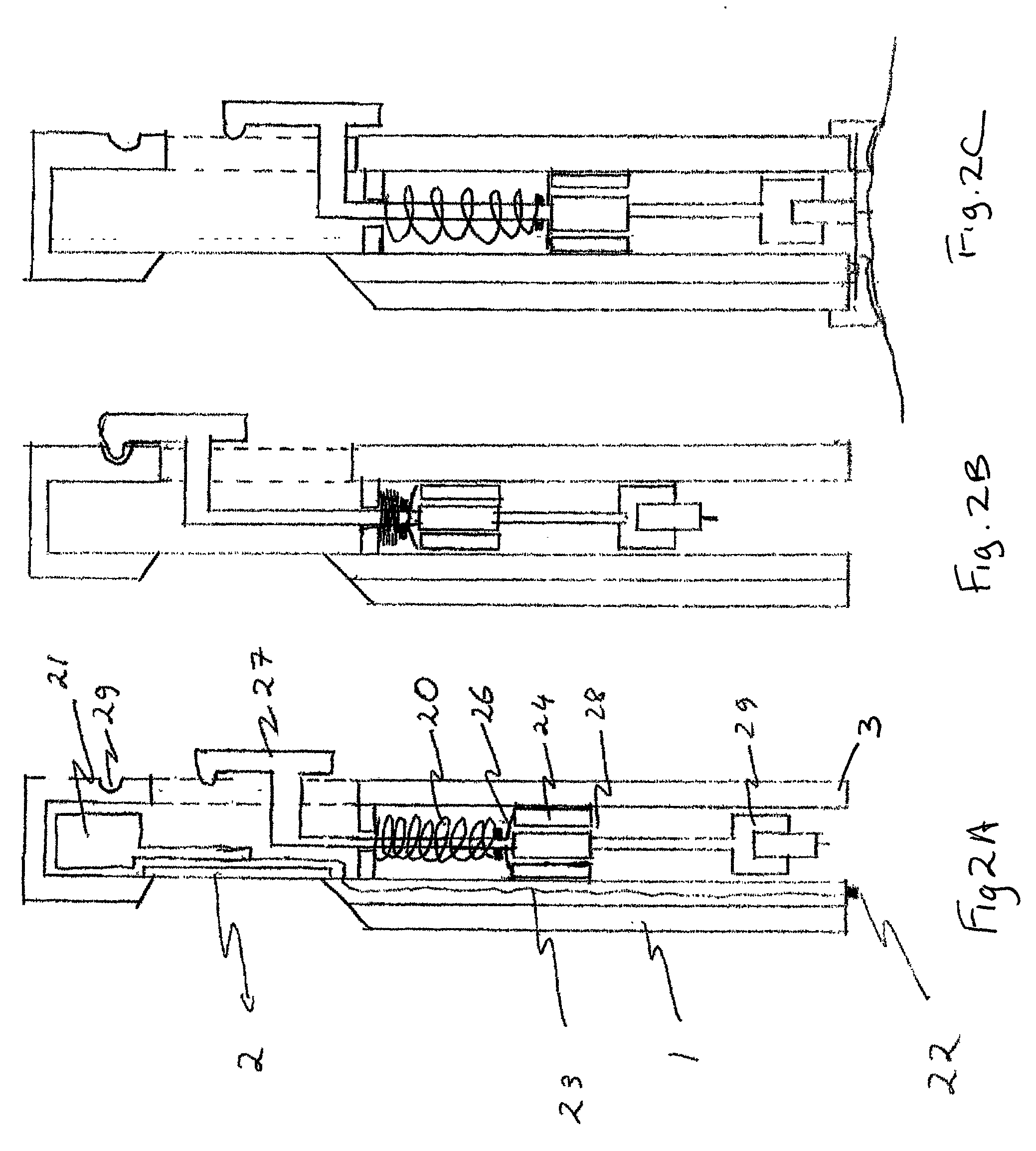 Combined lancet and electrochemical analyte-testing apparatus