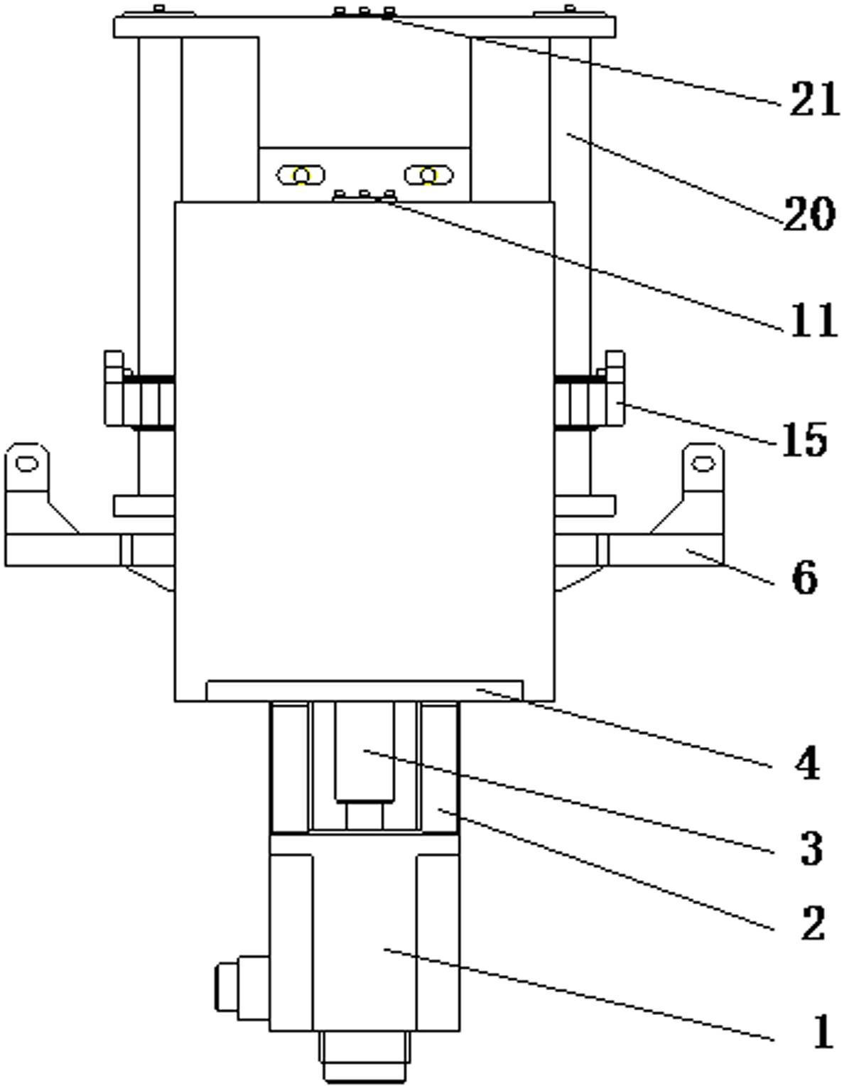 Servo driving device of paper brick-shaped germ-free filling machine